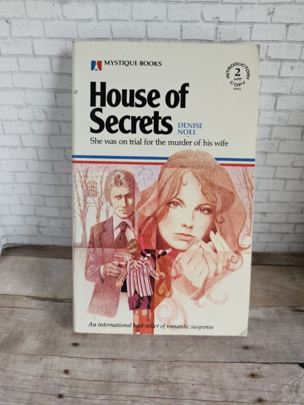 Vintage 1980 House of Secrets Denise Noel Mystique Gothic Suspense Paperback